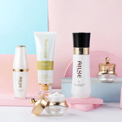 AILKE Anti-Aging Wrinkle Whitening Skin Care Face Cream With Collagen Rose Moisturizing Brightening Women Facial Korean Cosmetic