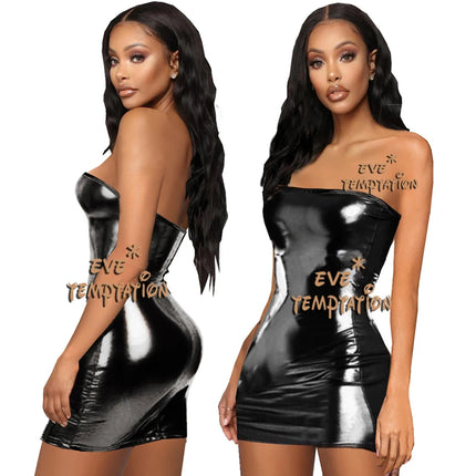 Sexy PVC Underwear Babydolls Lingerie Stripper Sleepwear notte Intimo Lenceria Pole Dance sexy costume sexy clothes for women