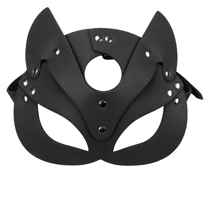 Sex Adult Products SM Sex Toy Fetish BDSM Female Leather Eye Mask & Collar Cosplay Adult Mask Game Masquerade Party Face Masks