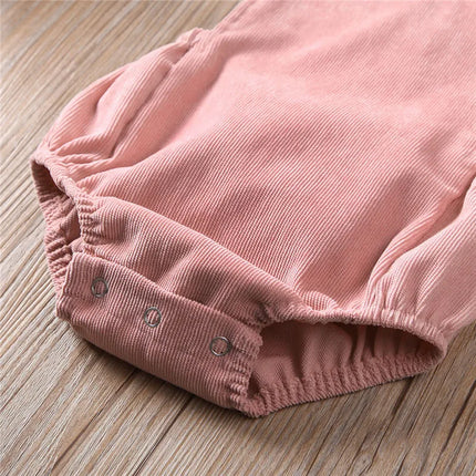 0-24months Unisex Baby Velvet Bodysuit Sleeveless Rompers For Newborn Girls And Boys