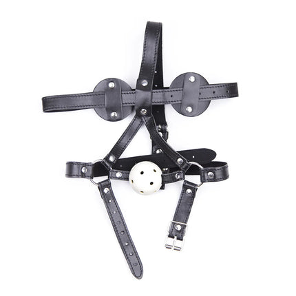 Woman Couples Men Adult Sex Games Erotic Accessories New Gag Ball Sex Toys Open Mouth Gag BDSM Bondage Harness Mouth Ball