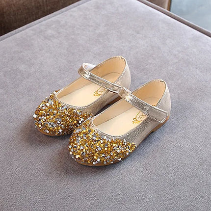 KushyShoo 2021 Spring New Children Shoes Girls Princess Shoes Glitter Children Baby Dance Shoes Casual Toddler Girl Sandals