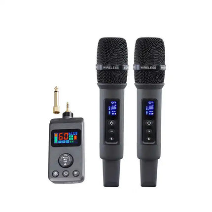 UHF Wireless Microphone AUX Use Microphone BT Recharging Anti Howling Effect Adjusted Echo Cancellation DSP Microphone