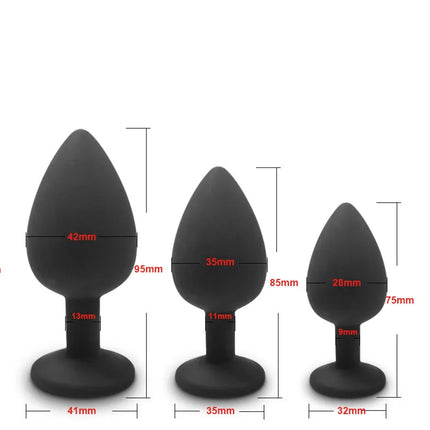 Butt Anal Plug Sex Toys for Women Men Soft Silicone Unisex Intimate Goods Gay Product Anal Trainer Erotic Accessories for Adults