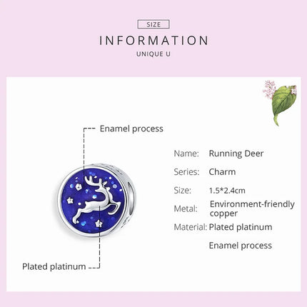 WOSTU Family Heart Charm High heels Mirror Makeup Pendant Bee Boy & Girl Charm Dreamcatcher Beads Jewelry Making Copper Zircon