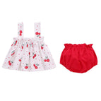 Red cherry set / 6-9M
