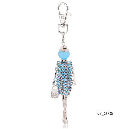 Fashion Women Keychain New Statement Charm Metal Key Chain for Lady Jewelry  Gift Female Trendy Bag Pendant Wholesale