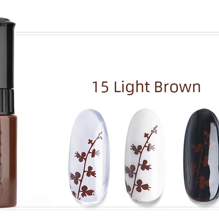 KADS Nail Polish Stamping Nail Art Lacquer 1Bottle/LOT Lacquer Nail Stamping Polish 47 Color Optional Template polish