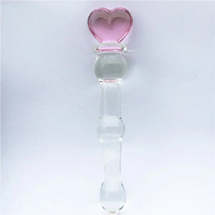 Glass Dildo Anal Vagina Massager Artificial Glans Penis Spiral G Spot Simulator Butt Plug Adult Products Sex Toys for Women Men