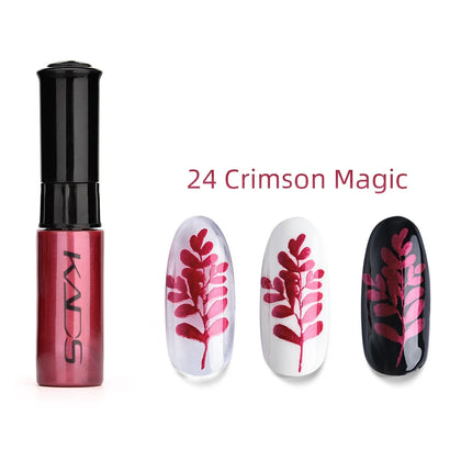 KADS Nail Polish Stamping Nail Art Lacquer 1Bottle/LOT Lacquer Nail Stamping Polish 47 Color Optional Template polish