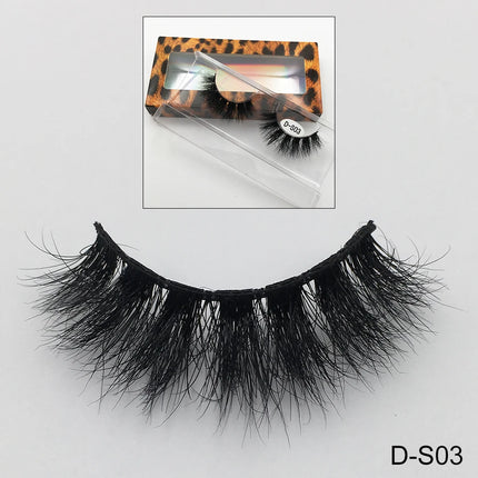 Cruelty Free Fluffy Mink Eyelashes High Quality C/D Curl Soft Wispy Volume Strip Lashes Natural Mink Lashes