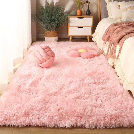 Washable Long Hair Carpet Living Room Coffee Table Fluffy Large Rugs 160x230 Girl Bedroom Thick Carpets Indoor Non-slip Mats