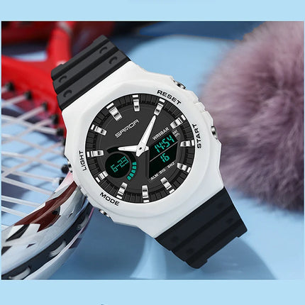 SANDA Outdoor Sports Watches Men Ms LED Digital Watches Military Waterproof Date Electronic Watch Boy Girl Relogio Masculino
