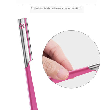 3/5pcs Women Face Care Razors Eyebrow Epilator Makeup Shaver Knife Eyebrow Hair Removal Steel Blade Facial Eyebrow Razor Trimmer