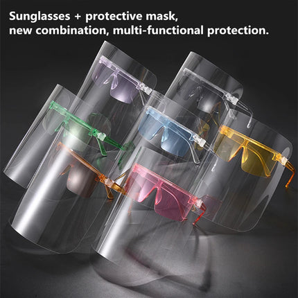 5 Colors Kitchen Transparent Face Shield Goggles Dust-Proof Face Protective Mask Mascarilla Reutilizable Cooking Tools Anti-fog