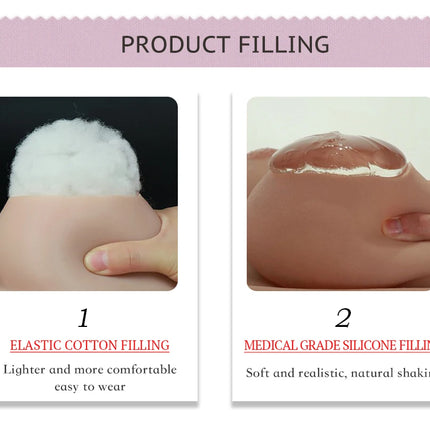Dokier Realistic Silicone Crossdressing Huge Fake Breast Forms Boobs for Crossdressers Drag Queen Shemale Crossdress Prothesis