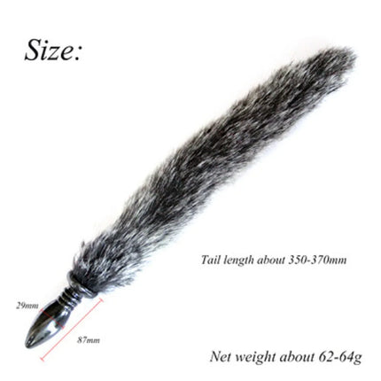 Fox Tail Anal Plug Strap-on Dog Buttplug Couples Flirting Adult Games Anus Sex Toys for Men Women Cosplay Props Erotic Products