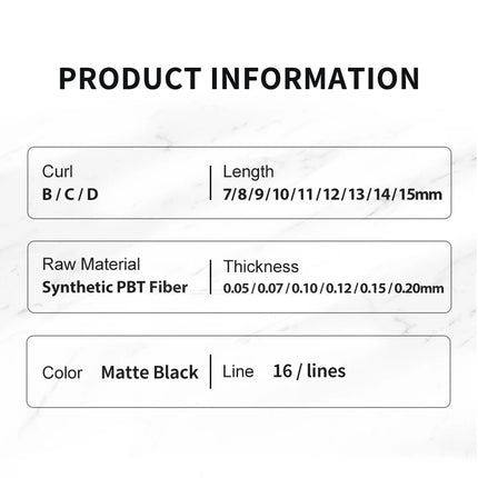 NATUHANA 16Rows B C cc D Eyelash Extensions Individual False Cilio Natural Soft Mink Lashes High Quality Matte Fake Eyelashes