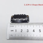 3.2cm U shape black