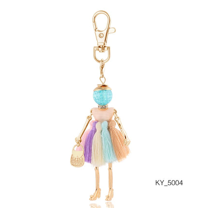 Fashion Women Keychain New Statement Charm Metal Key Chain for Lady Jewelry  Gift Female Trendy Bag Pendant Wholesale