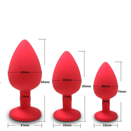 Butt Anal Plug Sex Toys for Women Men Soft Silicone Unisex Intimate Goods Gay Product Anal Trainer Erotic Accessories for Adults