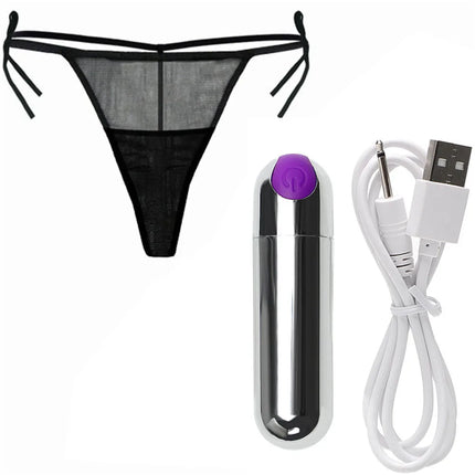 New Vibrating Panties 10 Function Wireless Remote Control Charging Bullet Vibrator Strap on Underwear Vibrator for Women Sex Toy
