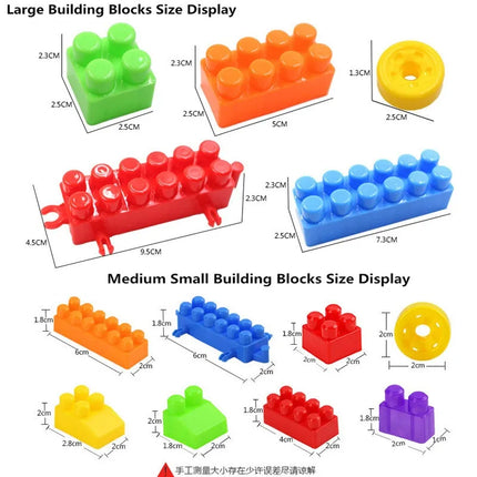 Hot toy toys For kids Inserting and assembling Large particle Building Blocks educational toys DIY Constructor toys For children