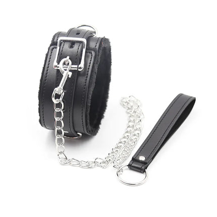 Handmade Sexy Rivet Alternative Metal PU Leather Collar Bell Choker Slave Costume BDSM Bondage Necklace Neckband Sex Toys
