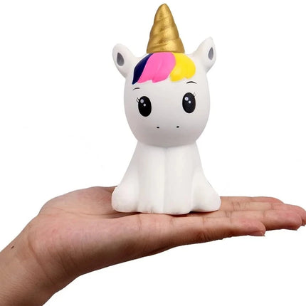 New Squishy Cute Unicorn Simulation Animal Doll PU Bread Slow Rising Scented Soft Squeeze Toy Stress Relief for Kid Xmas Gift