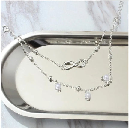 New Personalized Butterfly Pendant Anklet Summer Beach Leg Chain Handcrafted Anklet Gold And Silver Headwear Wholesale And Retai