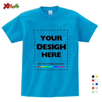 Custom long sleeves Shirt Kids Personalized photo Shirt Children Tshirt name clothing Girl Boy shirt  Toddler logo Design Shirt