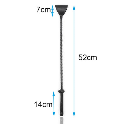 Leather Cosplay Bondage Whip, Crop Spanking Horse Riding Flogger Flapper Cane,BDSM Sex Toys For Couples