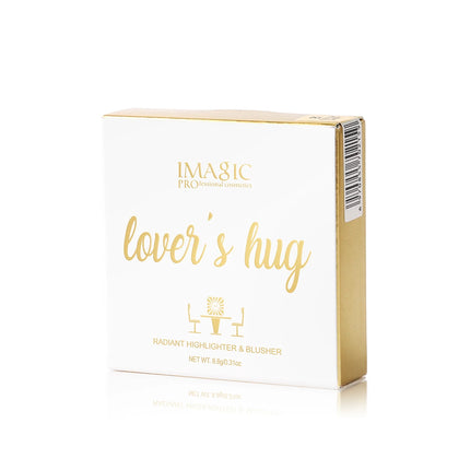IMAGIC Brightening Highlighter&Cheek Blush Palette Professional Brighten 8-Color Repair Smooth Oil-Control Natural Pressed Makeu