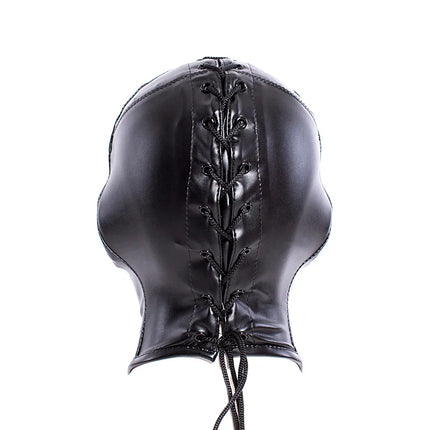 Black High Quality Adjustable Leather Erotic Dog Mask Bdsm Bondage Hood for Fetish Pup Cosplay Role Play Costumes Sex Products