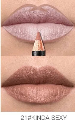 Pudaier Lip Liner Waterproof Durable Decolorization Nude Lip Gloss Matte Lipliner Lipstick Pen Hot Selling