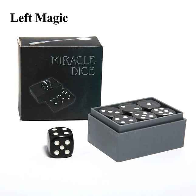 6 Pcs/Box Predict Miracle Dice Turn All Dice Into 6 Magic Toy Magicians Magic Shows Tricks Illusion Props Children's Toys Gifts