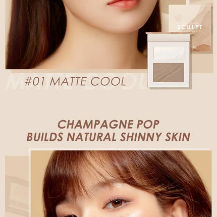 FOCALLURE Bronzer Highlighter Palette For Face Professional Long Lasting Natural Matte Concealer Contouring Makeup Cosmetics