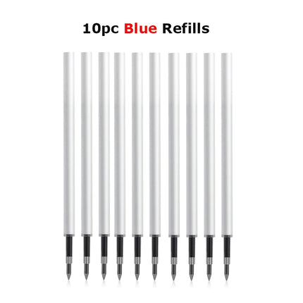 Deli Metal Gel Pen Rollerball Caneta ручка Ballpoint 0.5MM Signing Pens for Office Students Business Stationary Supplies