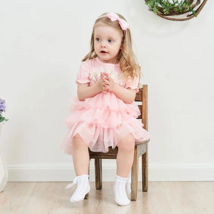 Lawadka Summer Mesh Newborn Baby Girls Socks Fashion Bow Thin Socks for Girls Infant Clothes Accessories White Red Color 0-5Year