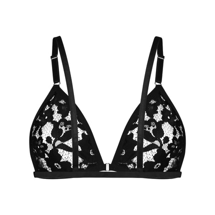 Sexy Men Erotic Lace Bra Man Crossdresser Sissy Lingerie Spaghetti Straps Adjustable Wire-free Unlined Tops Transparent
