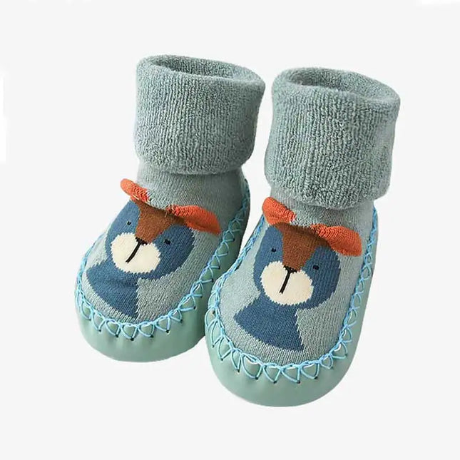 Baby Slippers Socks Toddler Non-Skid Sock Shoes Newborns Non Slip Floor Grippers Infant First Walking Shoe Indoor for Boys Girls
