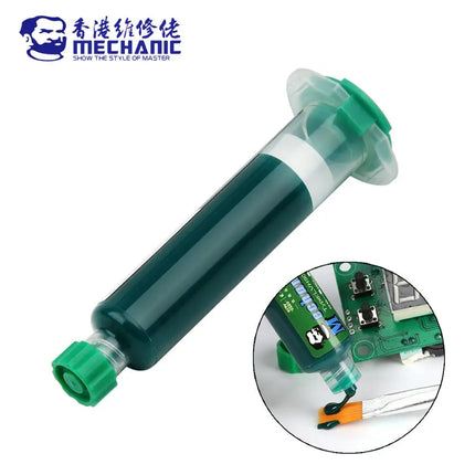 MECHANIC 10cc 6 Colors UV Curing Solder Mask Ink Welding Oil BGA PCB Paint Prevent Corrosive Arcing Soldering Paste Weld Flux