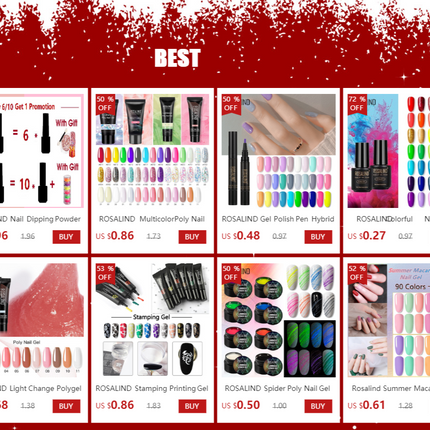 ROSALIND 5ML Painting Gel Nail Polish Nail Art Design Varnishes Stamping Polish Semi Permanent Gels Top Coat Manicure Lacquer
