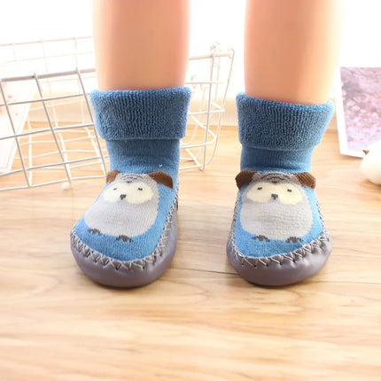 Baby Slippers Socks Toddler Non-Skid Sock Shoes Newborns Non Slip Floor Grippers Infant First Walking Shoe Indoor for Boys Girls