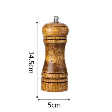 5/8/10 Inches Pepper Mills Salt And Pepper Grinder With Adjustable Ceramic Spice Pepper Grinder Handheld Herb Seasoning Mills