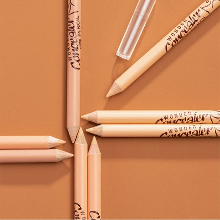 Face Dark Circle Concealer Pen Cover Up Acne Scars Fine Lines Wooden Handle Soft Cream Waterproof Face Contour Pen Face Makeup