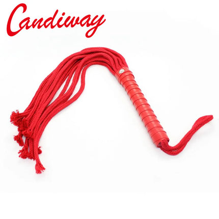 49CM BDSM Whips Adult Sex Toys Black Red Leather Handle Flogger Bondage Play Gear 18+ Ridding Crop Sex TOY For Couple GAMES