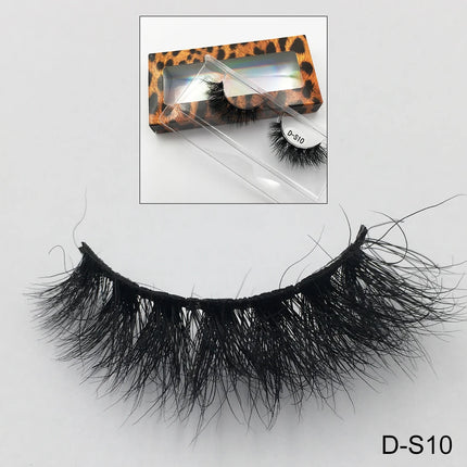 Cruelty Free Fluffy Mink Eyelashes High Quality C/D Curl Soft Wispy Volume Strip Lashes Natural Mink Lashes