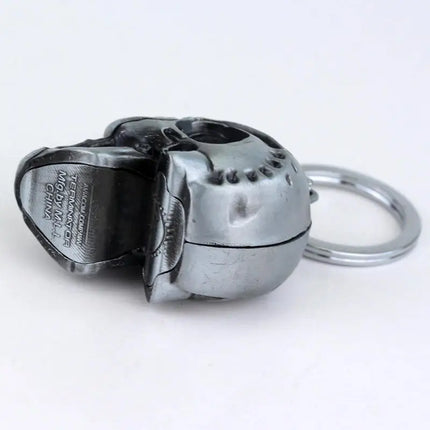 Vintage Charm Terminator Skull Head Keychain Men Women Fashion Pendant keyring Jewelry Car Key Accessories
