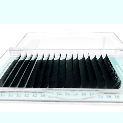 NATUHANA 16Rows B C cc D Eyelash Extensions Individual False Cilio Natural Soft Mink Lashes High Quality Matte Fake Eyelashes